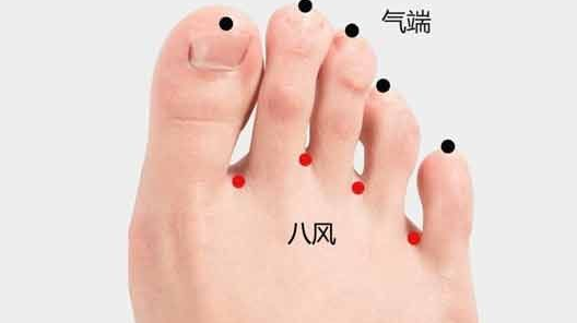 八風(fēng)穴的功效作用以及按摩八風(fēng)穴治療月經(jīng)不調(diào)。 八風(fēng)穴