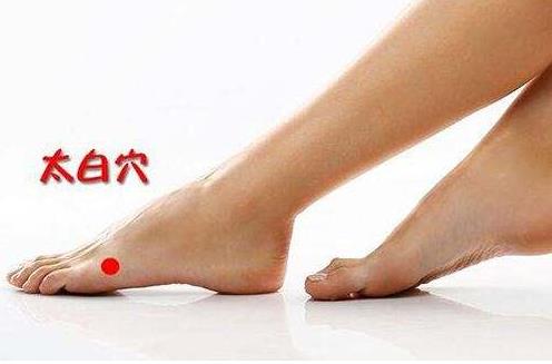 按摩太白穴可健脾！